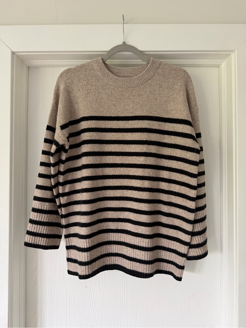 Black Stripe Sweater - a new day